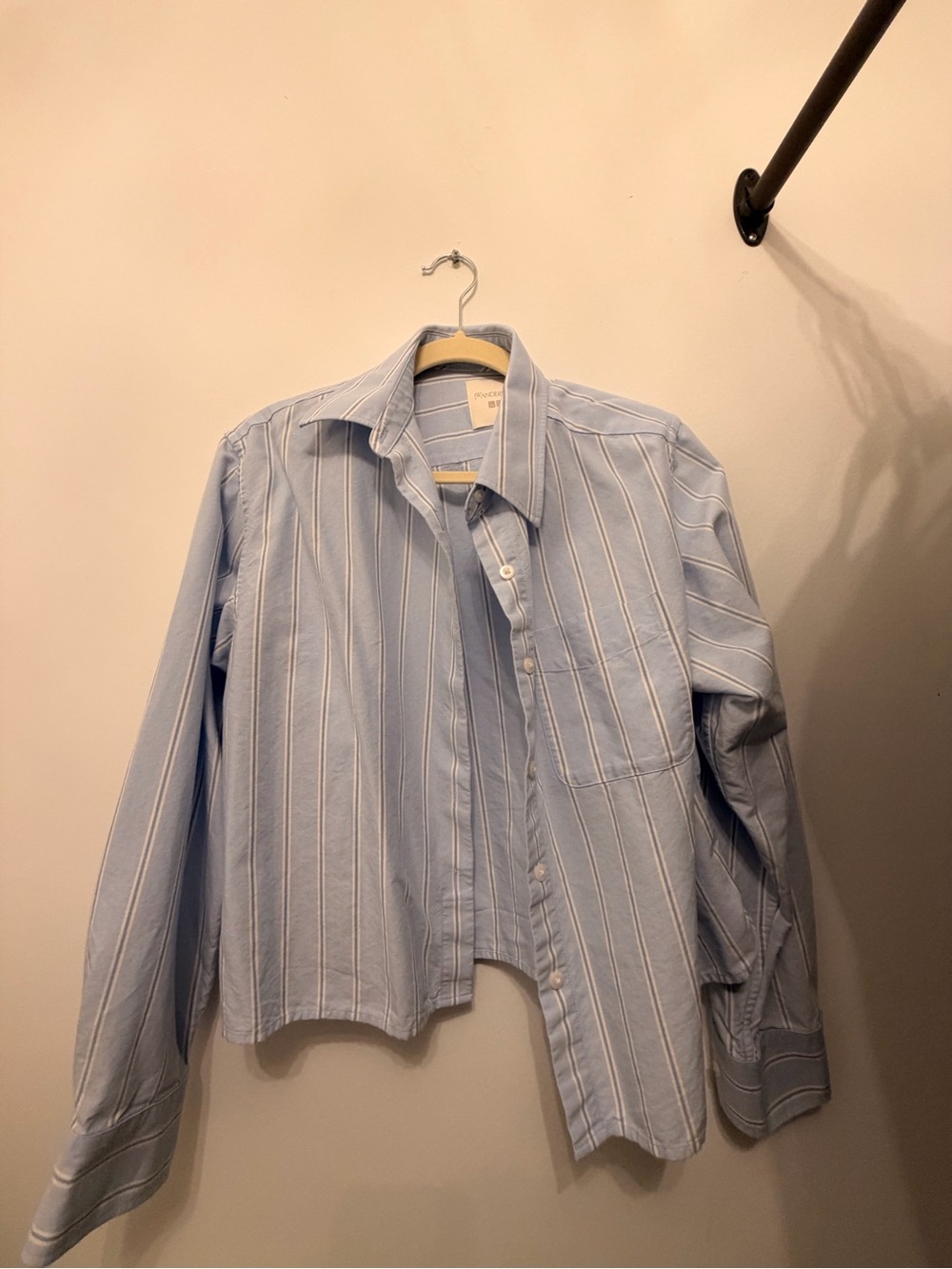 UNIQLO x JW Anderson Blue Striped Button-Down Shirt
